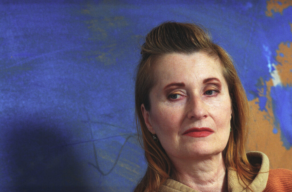 Elfriede Jelinek in Nahaufnahme