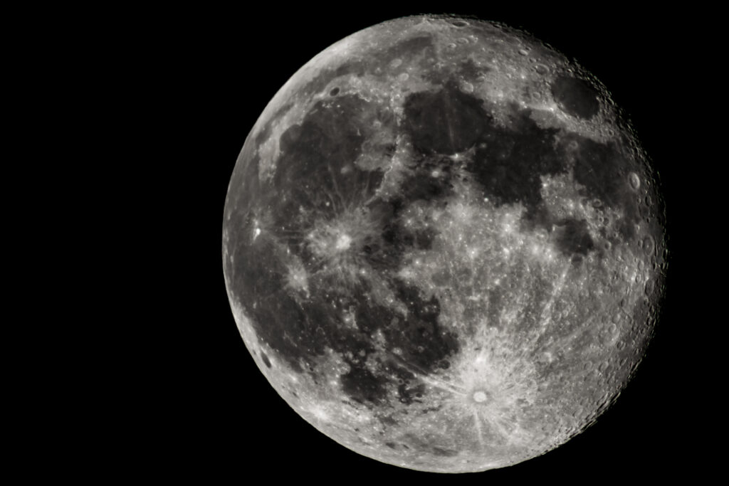 Blick auf den Mond